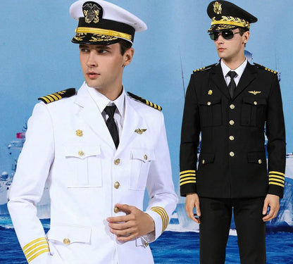 Uniforme professionnel services.com Seaman, garde de sécurité, vêtements d'affaires, costume de pilote imbibé de soleil, veste de performance de marin