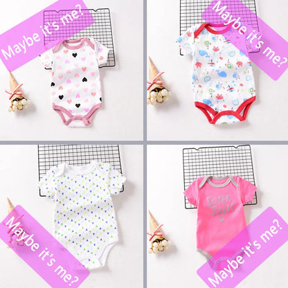 1-2 pièces bébé body pour nouveau-nés été bébé barboteuse fille/garçon vêtements 0-12M nouveau-né vêtements infantile doux serré bébé vêtements