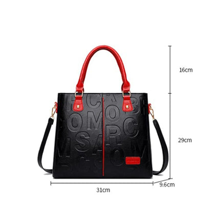 Sacs à bandoulière décontractés en cuir PU pour femmes, sac à main fourre-tout de luxe pour dames, grande capacité, sac initié au voyage