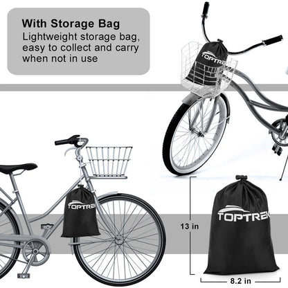 Toptrek housse de vélo protecteur de vélo polyvalent pluie neige poussière tous temps housses de protection étanche 210T de haute qualité