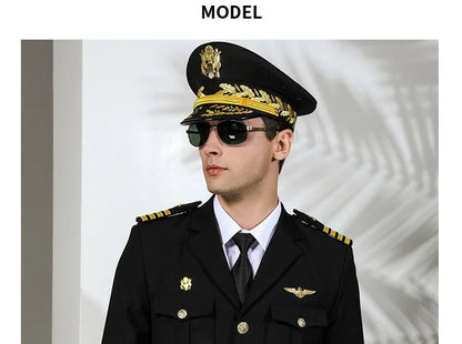 Uniforme professionnel services.com Seaman, garde de sécurité, vêtements d'affaires, costume de pilote imbibé de soleil, veste de performance de marin