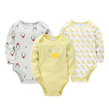 Kavkas – body pour bébés garçons et filles, 6 pièces, manches longues, 100% coton, vêtements pour bébés de 0 à 12 mois, combinaison pour nouveau-né