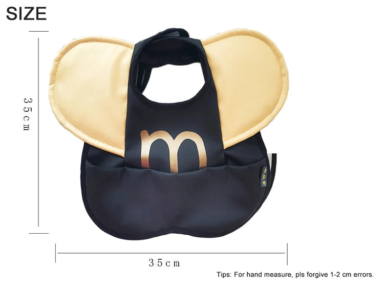 Bavoirs en PU souple pour bébé, avec poche, bavoir de salle à manger, imperméable, facile à nettoyer, séchage rapide, Style INS, mode enfant en bas âge, Smock