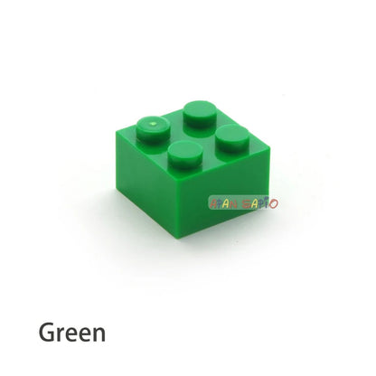 Blocs de construction à monter soi-même, 60 pièces, figurines épaisses, briques 2x2 points, taille créative éducative, compatibles avec 3003 jouets en plastique pour enfants