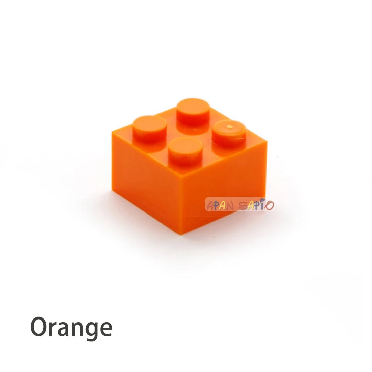 Blocs de construction à monter soi-même, 60 pièces, figurines épaisses, briques 2x2 points, taille créative éducative, compatibles avec 3003 jouets en plastique pour enfants