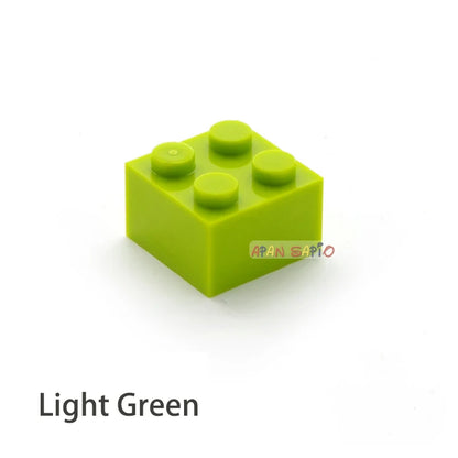 Blocs de construction à monter soi-même, 60 pièces, figurines épaisses, briques 2x2 points, taille créative éducative, compatibles avec 3003 jouets en plastique pour enfants