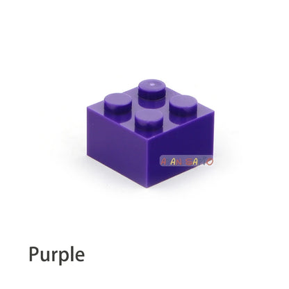 Blocs de construction à monter soi-même, 60 pièces, figurines épaisses, briques 2x2 points, taille créative éducative, compatibles avec 3003 jouets en plastique pour enfants