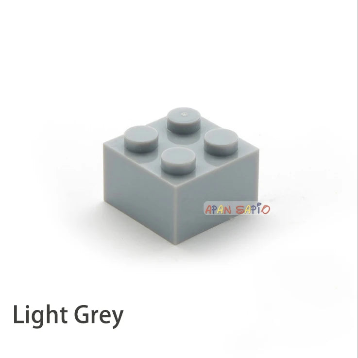 Blocs de construction à monter soi-même, 60 pièces, figurines épaisses, briques 2x2 points, taille créative éducative, compatibles avec 3003 jouets en plastique pour enfants