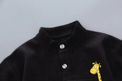 Nouvel été offre spéciale enfant en bas âge enfants bébé garçons chemise dessin animé hauts Denim Shorts pantalons tenues ensemble bébé vêtements