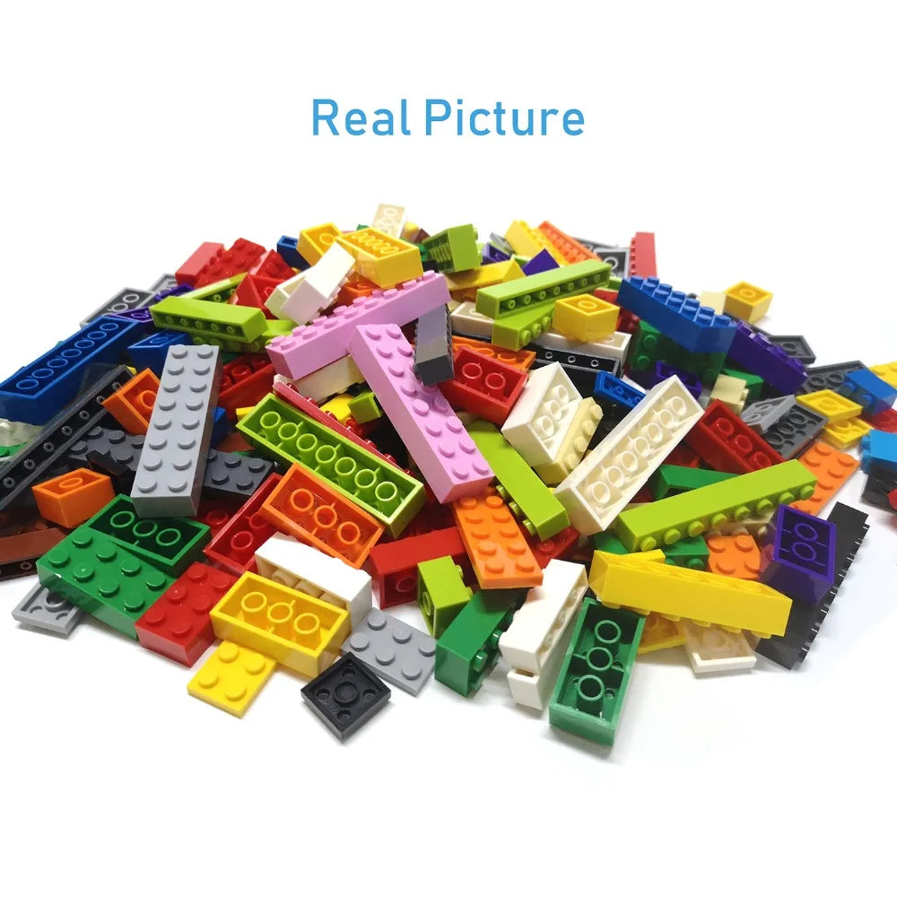 Blocs de construction à monter soi-même, 60 pièces, figurines épaisses, briques 2x2 points, taille créative éducative, compatibles avec 3003 jouets en plastique pour enfants