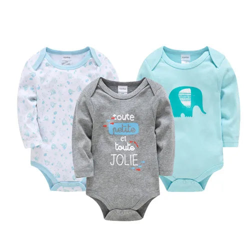 Kavkas – body pour bébés garçons et filles, 6 pièces, manches longues, 100% coton, vêtements pour bébés de 0 à 12 mois, combinaison pour nouveau-né