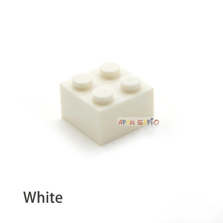 Blocs de construction à monter soi-même, 60 pièces, figurines épaisses, briques 2x2 points, taille créative éducative, compatibles avec 3003 jouets en plastique pour enfants