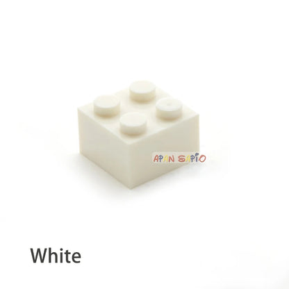 Blocs de construction à monter soi-même, 60 pièces, figurines épaisses, briques 2x2 points, taille créative éducative, compatibles avec 3003 jouets en plastique pour enfants