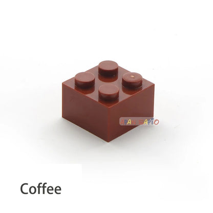 Blocs de construction à monter soi-même, 60 pièces, figurines épaisses, briques 2x2 points, taille créative éducative, compatibles avec 3003 jouets en plastique pour enfants