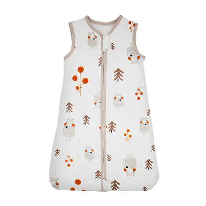 Sacs de couchage pour bébé de 3 à 18 mois, vêtements de nuit fins d'été une pièce imprimé ours mignon, sacs de nuit de dessin animé, couverture Anti-coup de pied