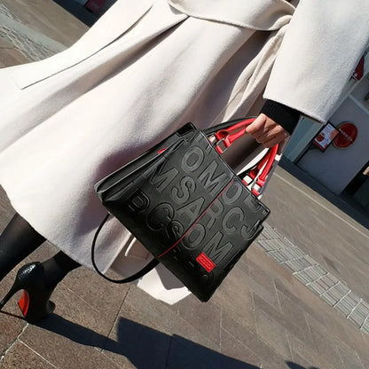 Sacs à bandoulière décontractés en cuir PU pour femmes, sac à main fourre-tout de luxe pour dames, grande capacité, sac initié au voyage