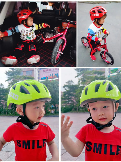 Casque de cyclisme intégralement moulé pour enfants enfants VTT casque de vélo de route de montagne casque de vélo réglable pour route/montagne/BMX