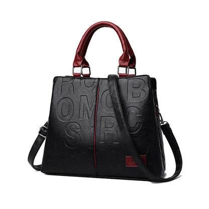 Sacs à bandoulière décontractés en cuir PU pour femmes, sac à main fourre-tout de luxe pour dames, grande capacité, sac initié au voyage