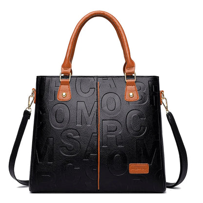 Sacs à bandoulière décontractés en cuir PU pour femmes, sac à main fourre-tout de luxe pour dames, grande capacité, sac initié au voyage