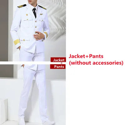 Uniforme professionnel services.com Seaman, garde de sécurité, vêtements d'affaires, costume de pilote imbibé de soleil, veste de performance de marin