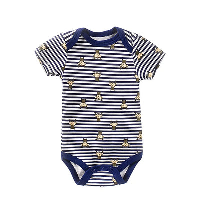 1-2 pièces bébé body pour nouveau-nés été bébé barboteuse fille/garçon vêtements 0-12M nouveau-né vêtements infantile doux serré bébé vêtements