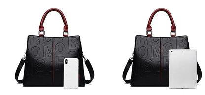 Sacs à bandoulière décontractés en cuir PU pour femmes, sac à main fourre-tout de luxe pour dames, grande capacité, sac initié au voyage