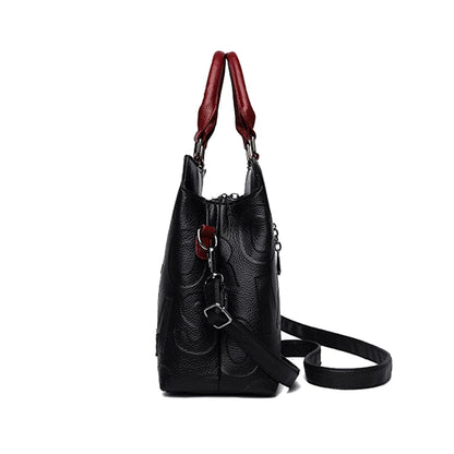 Sacs à bandoulière décontractés en cuir PU pour femmes, sac à main fourre-tout de luxe pour dames, grande capacité, sac initié au voyage