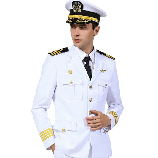 Uniforme professionnel services.com Seaman, garde de sécurité, vêtements d'affaires, costume de pilote imbibé de soleil, veste de performance de marin