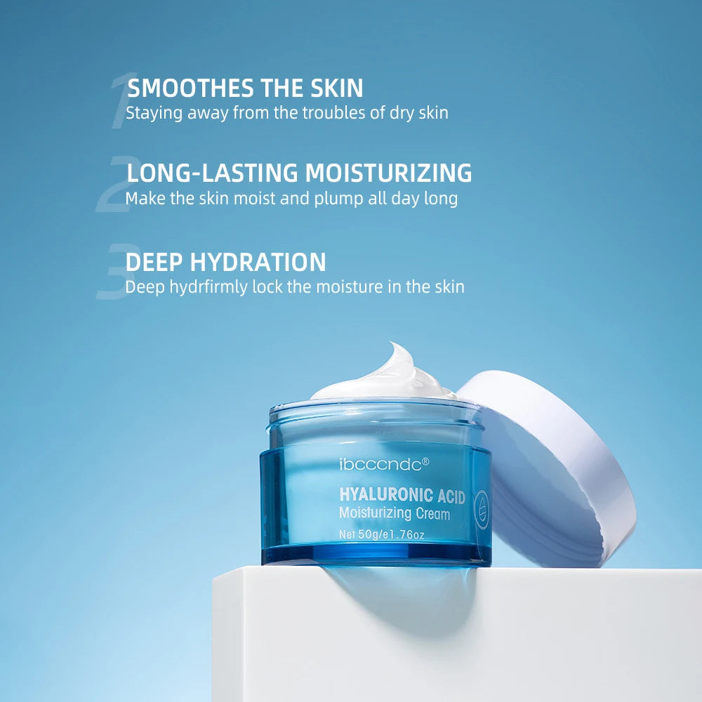 Crème Gel à l'acide hyaluronique, hydratante pour le visage, pour hydrate et lisse, peau Extra sèche, nourrissante, améliore la sécheresse, Lotion pour le visage