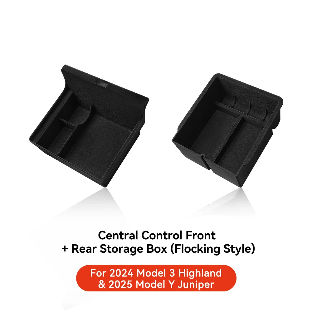 Accoudoir central caché, boîte de rangement, support de verre, organisateur de Console, accessoires pour Tesla modèle 3 Highland 2025 modèle Y 2021 – 2025