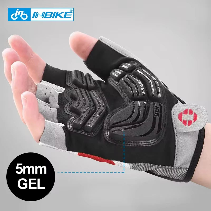 INBIKE antichoc GEL Pad gants de cyclisme demi doigt gants de Sport hommes femmes été vélo gymnase Fitness gants vtt gants IF239