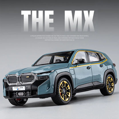 1/24 les modèles de voitures en alliage XM jouet moulé sous pression véhicules tout-terrain avec son léger fonction de traction SUV voiture jouets pour enfants garçons cadeaux