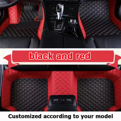 Tapis de sol de voiture en cuir de luxe personnalisé pour Renault Clio 4 2013 2014 2015 2016, ensemble complet d'accessoires imperméables pour femmes