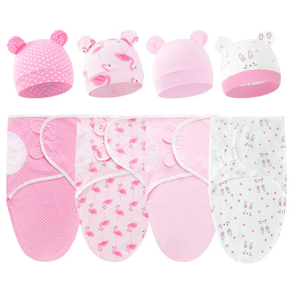 Bébé lange d'emmaillotage doux cocon bébé couvertures nouveau-né lange d'emmaillotage chaud coton bébé literie couverture