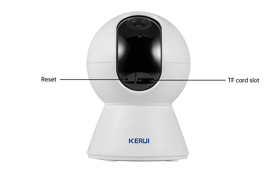 KERUI 5MP 4K Tuya Smart Mini WiFi IP caméra intérieure sans fil sécurité à domicile AI humain détecter CCTV caméra de Surveillance suivi automatique