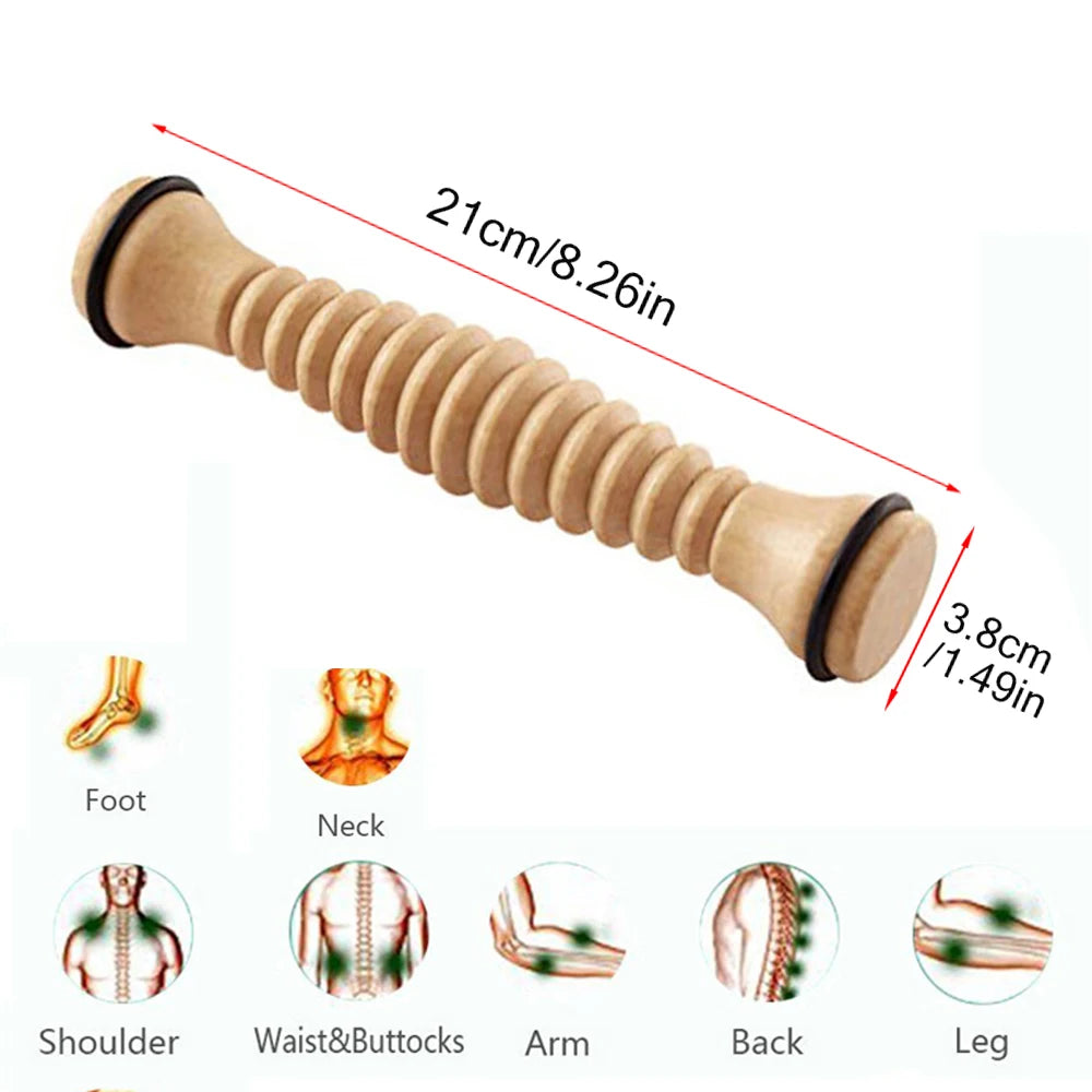 Rouleau de pied en bois, soins en bois, Massage, réflexologie, relaxation musculaire, soulagement, cadeau de Spa, Anti-Cellulite, outils de soins