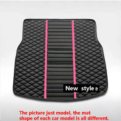 Tapis de sol de voiture en cuir de luxe personnalisé pour Renault Clio 4 2013 2014 2015 2016, ensemble complet d'accessoires imperméables pour femmes