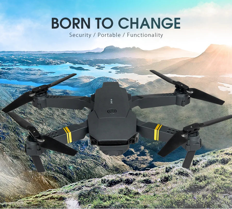 Drone haute définition E88/E58 4K, photographie aérienne, avion RC Intelligent à hauteur fixe, avion à quatre axes, jouets pour enfants garçons