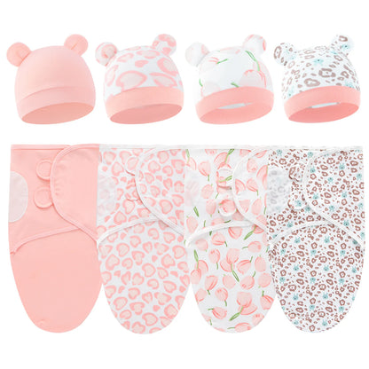 Bébé lange d'emmaillotage doux cocon bébé couvertures nouveau-né lange d'emmaillotage chaud coton bébé literie couverture