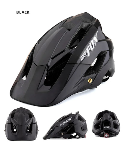 BATFOX-Casque de vélo pour homme, casque de vélo, casque de vélo de montagne, casque de vélo VTT, casquettes de vélo