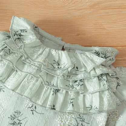 Body pour nouveau-né fille de 0 à 18 mois, imprimé Floral, barboteuse à manches longues avec bandeau, vêtements de printemps et d'automne