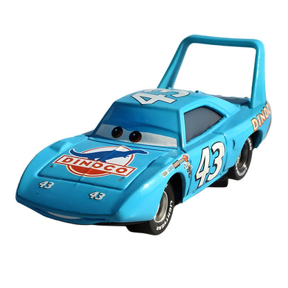 Disney Pixar-Voitures Rains Mcqueen Mack UnmunCollection pour enfants, véhicules moulés sous pression, modèle de jouet en alliage, cadeau, 3 jouets, 1:55