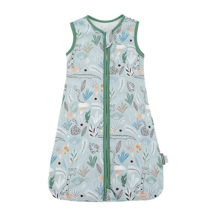 Sacs de couchage pour bébé de 3 à 18 mois, vêtements de nuit fins d'été une pièce imprimé ours mignon, sacs de nuit de dessin animé, couverture Anti-coup de pied