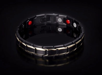 Offre spéciale de luxe mode santé énergie Bracelet hommes en acier inoxydable Bio magnétique Anti-fatigue Anti-rayonnement Bracelets bijoux