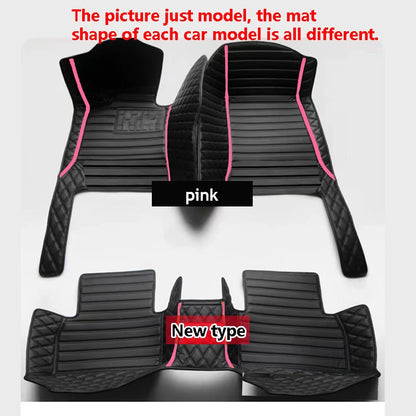 Tapis de sol de voiture en cuir de luxe personnalisé pour Renault Clio 4 2013 2014 2015 2016, ensemble complet d'accessoires imperméables pour femmes