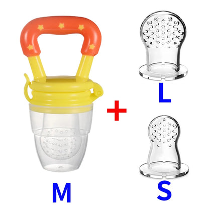 3 en 1 sac nouveau-né bébé aliments frais mangeoire Silicone anneau de dentition jouet mangeoire à fruits sucette formation manger fruits meulage bâton mignon