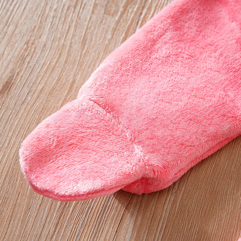 Vêtements pour bébé, mignon dessin animé licorne 3d, flanelle douce pour garçons et filles de 0 à 18 ans, automne et hiver, sac pour bébé à manches longues, combinaison de pied