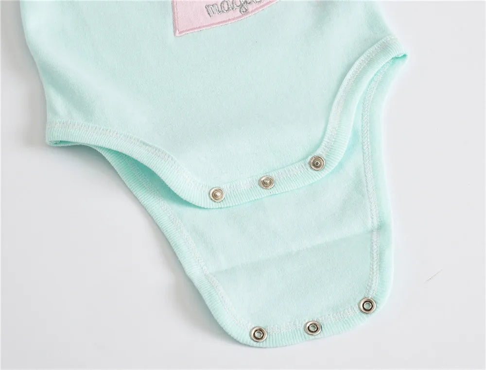 Vêtements Pour bébés filles, 3 pièces/lot, Body en coton à manches courtes pour filles de 0 à 12 mois, vêtements pour nouveau-nés garçons et tout-petits