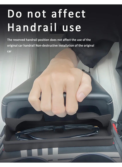 Boîte de rangement d'accoudoir Central pour Tesla modèle Y/3/3, étui de rangement pour lunettes de voiture Highland, accessoire multifonctionnel pour téléphone, nouveauté 2024