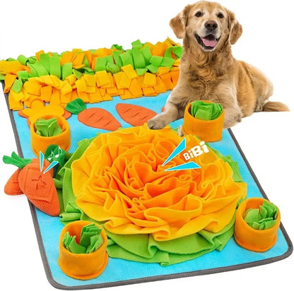 Grand tapis à renifler pour chiens, entraînement interactif pour animaux de compagnie et soulagement du Stress, tapis d'alimentation à renifler, mangeoire lente, tapis de friandises pour chiens, jouets pour chiens
